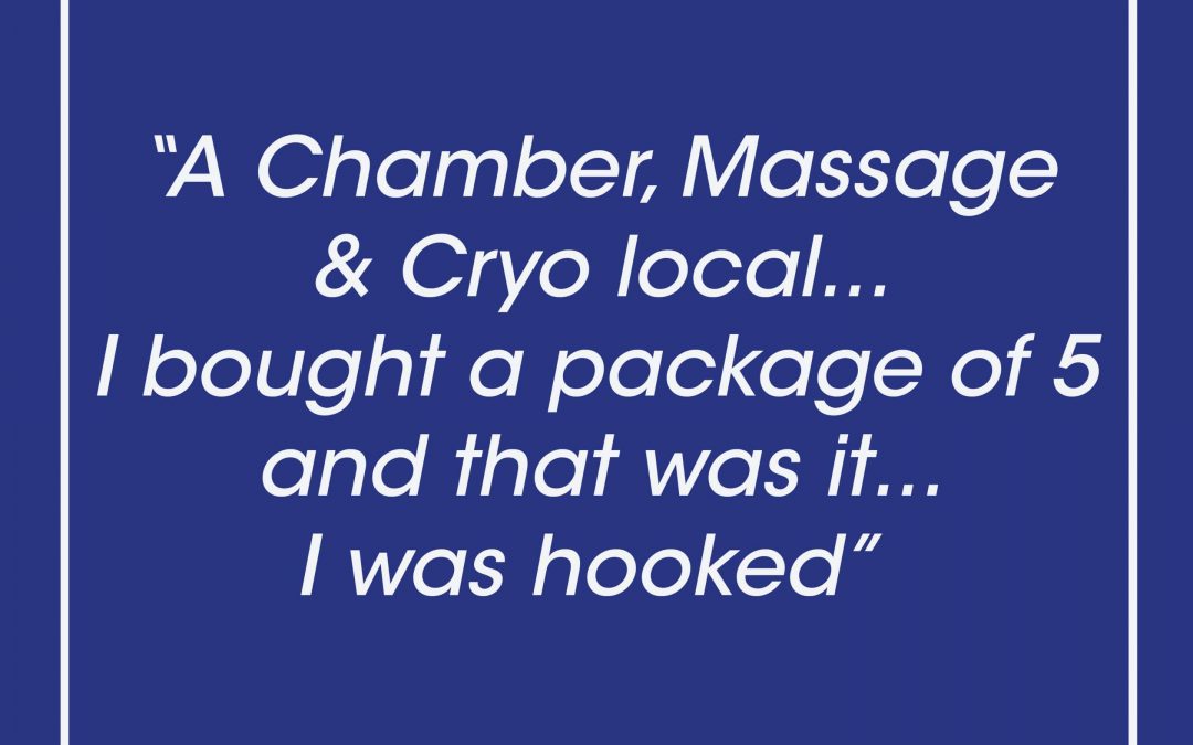 Sevenoaks Cryotherapy is 3 years old