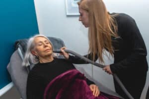 Cryotherapy Facial in Sevenoaks using cold air at -42C for 10 minutes