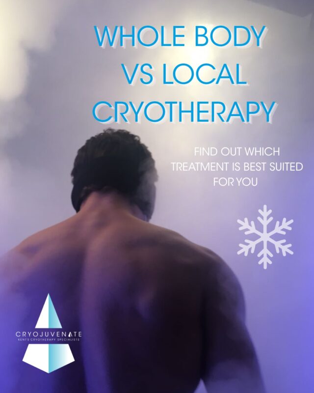 Maximise your recovery by choosing the right freeze ✔️🧊 

WHOLE BODY 💙 Best for lowering overall inflammation, boosting energy, and improving sleep.
LOCAL CRYO 🩵 Best for targeting specific joint pain, swelling, and acute injuries. 

Here at Cryojuvenate, we love to see the immediate relief our clients feel, whether they’re walking out with a targeted injury finally eased, or experiencing a total body reset.

Don’t let muscle soreness or low energy hold you back. Head to our profile and click the link in the bio to browse our availability and book your session online in a matter of minutes!⏳❄️ 

#painmanagement #sevenoaks #injuryrecovery #cryotherapybenefits #postsurgeryrecovery