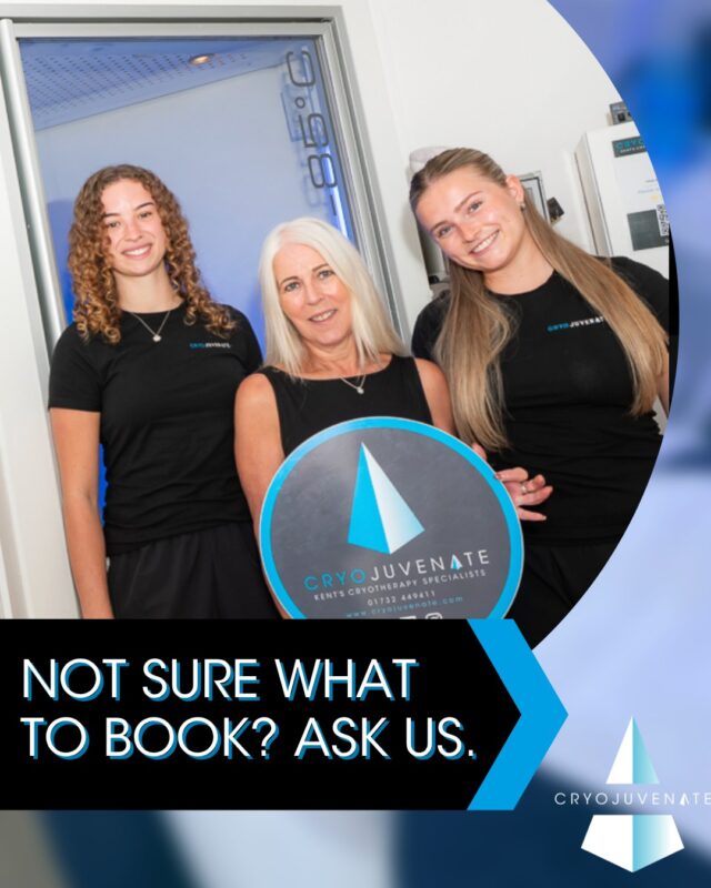 “Which treatment should I book?” 🤔

We get asked this all the time - and our answer isn’t automatically the treatment we fancy talking about that day! 😂

Everyone walks through our door for a different reason, so if you’re looking through the options and wondering where on earth to start, just ask us.

Tell us what you’re hoping to get from your visit and we can talk through the options with you. 💙

No need to become a cryotherapy expert before you arrive… that’s our job!

Come and say hello in Sevenoaks or explore what we offer at the link in bio.

#Cryojuvenate #Sevenoaks #KentWellness #Cryotherapy #SevenoaksBusiness