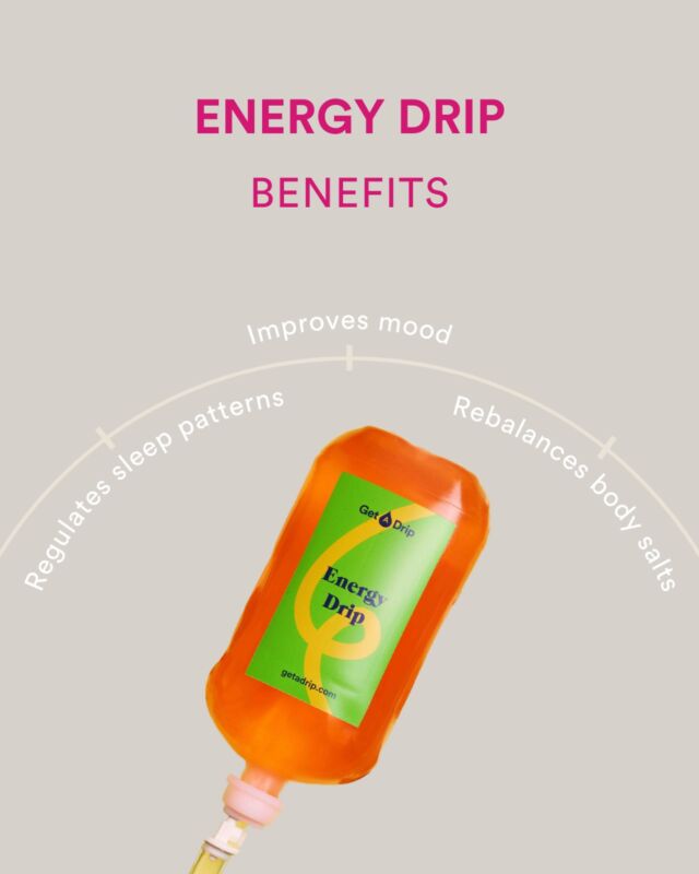 Feeling drained? 

Power up with our Energy Drip at Get A Drip Sevenoaks!
Packed with essential B vitamins and amino acids, our Energy Drip is designed to boost energy levels, reduce fatigue, and help you feel your best—fast.

Whether you’re hitting the gym, facing a busy work week, or just need a pick-me-up, we’ve got your back.
Feel energised. Feel unstoppable.

Book your drip today or pop in and see us at Sevenoaks!
#GetADrip #SevenoaksWellness #EnergyBoost #IVDripTherapy #VitaminBoost